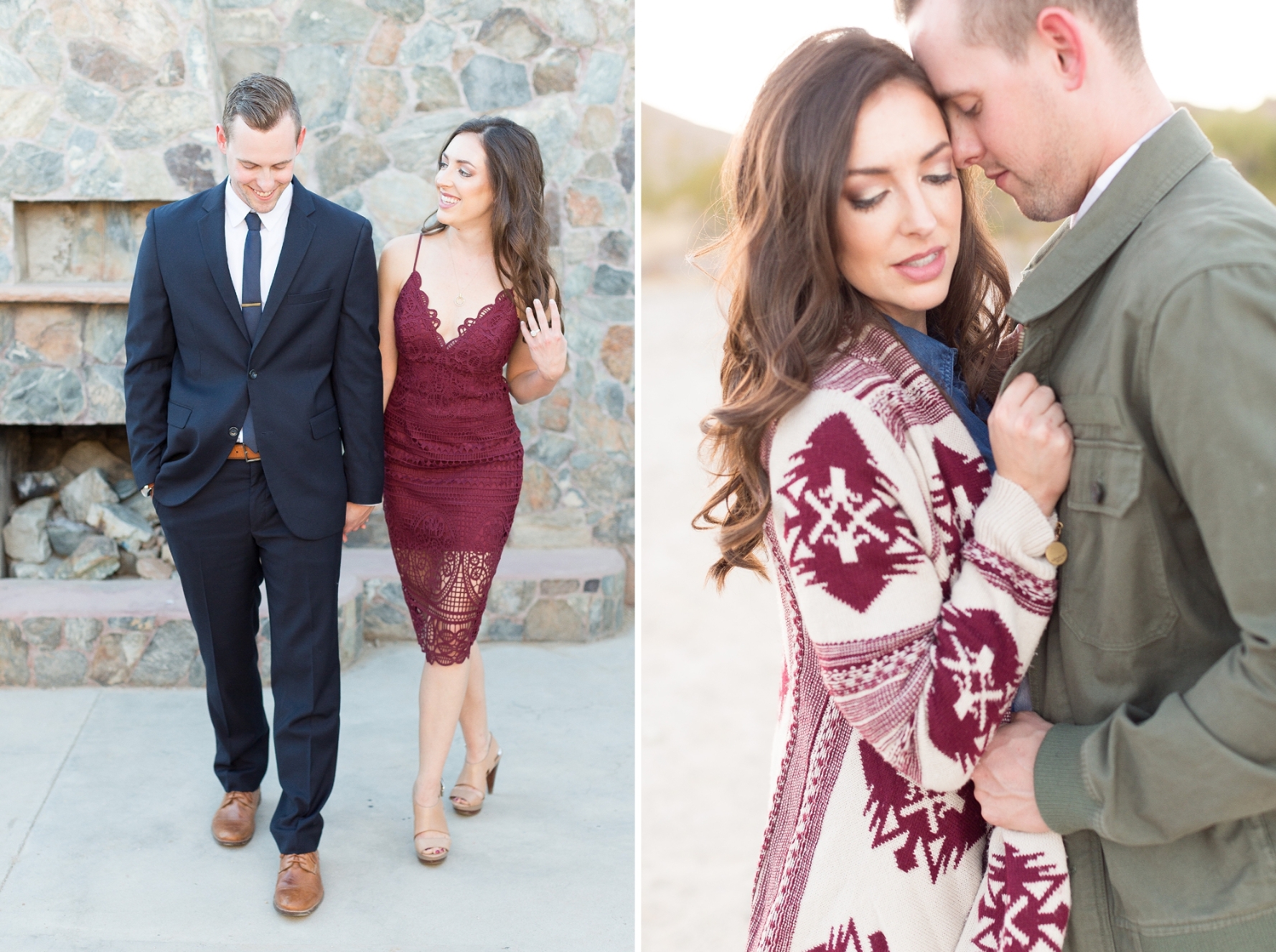 winter engagement party dress